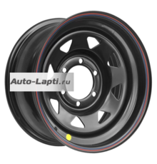 ZEPP 4x4 8x16/6x139,7 ET10 D110 Toyota Hilux 2.5D, 3.0D (треуг. мелкий) Черный (LTM) (с увелич.полкой)